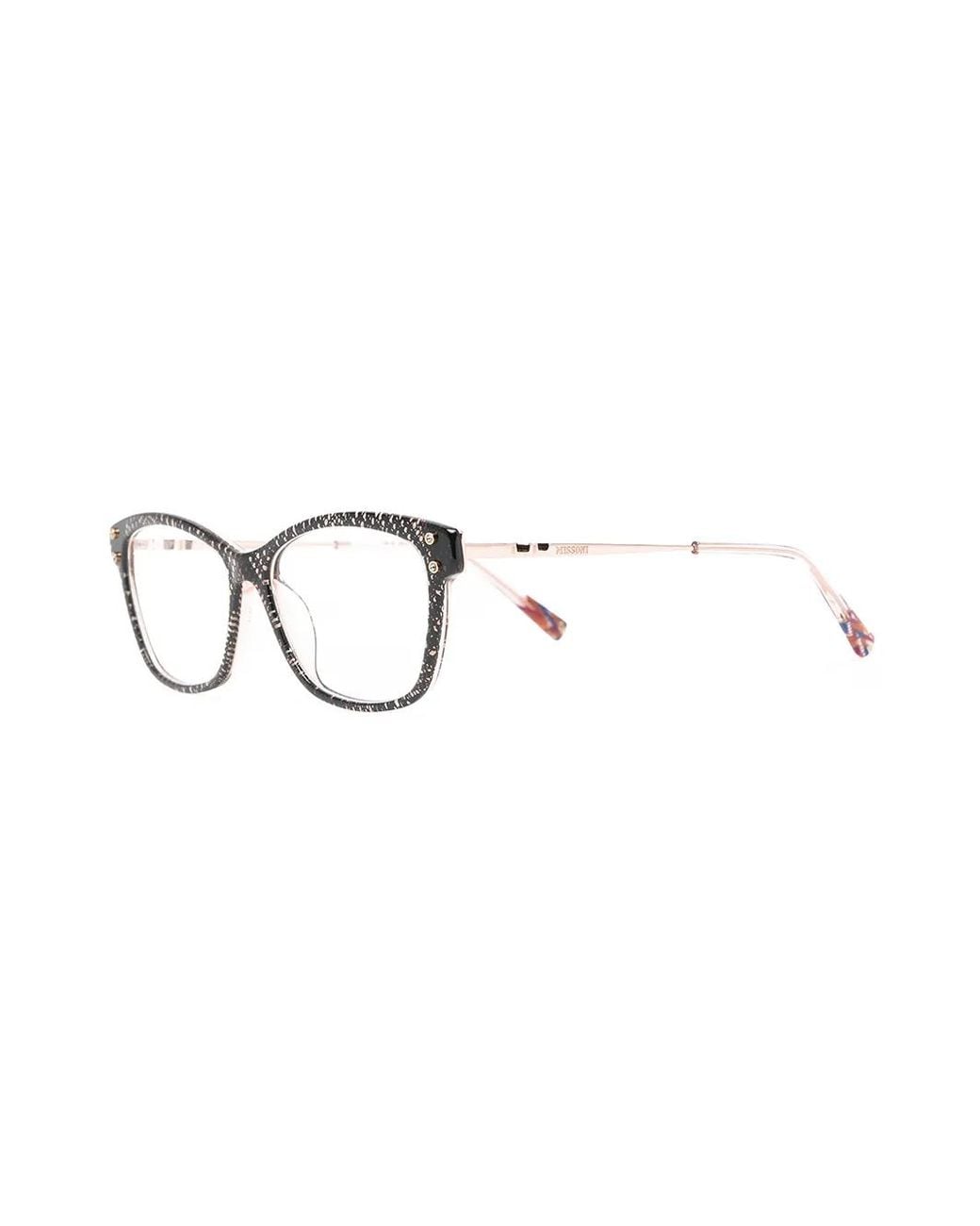 Missoni Brown Rectangle-Frame Glasses