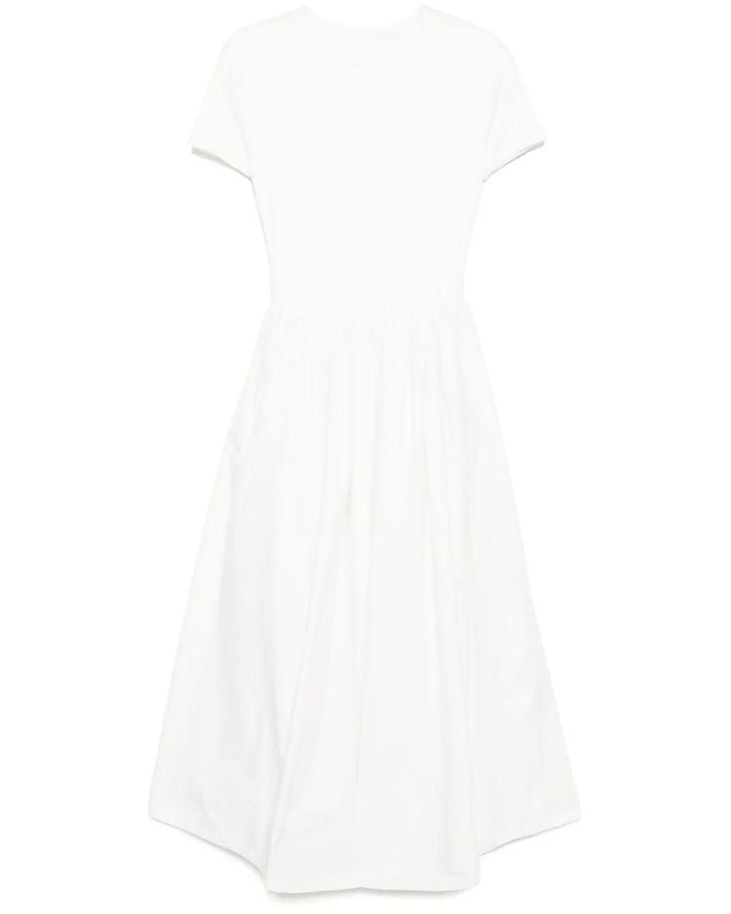 JNBY White Ribbed Dress