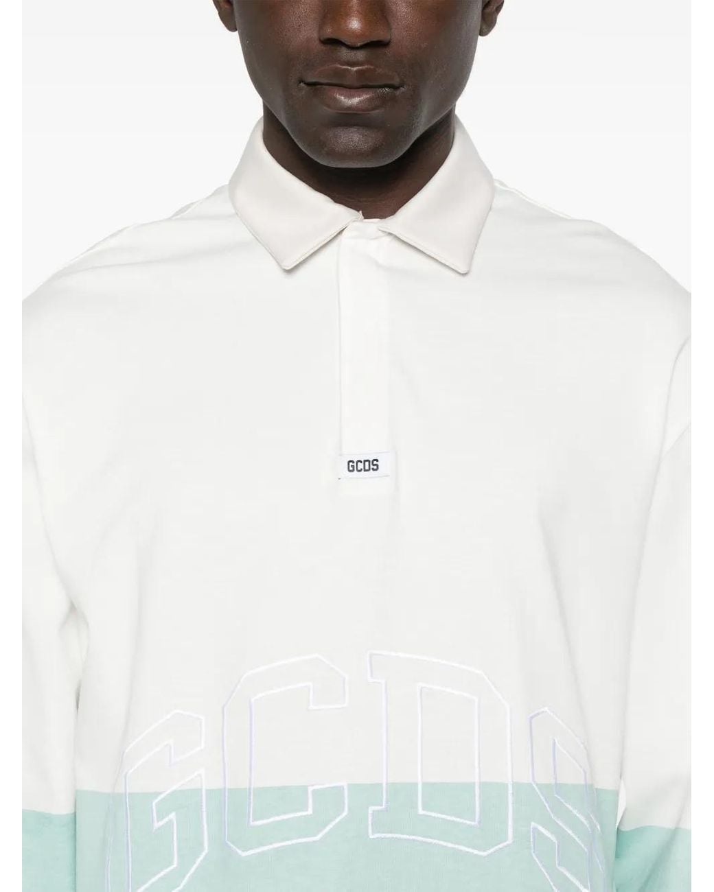 Polo Con Logo Gcds de color Blue
