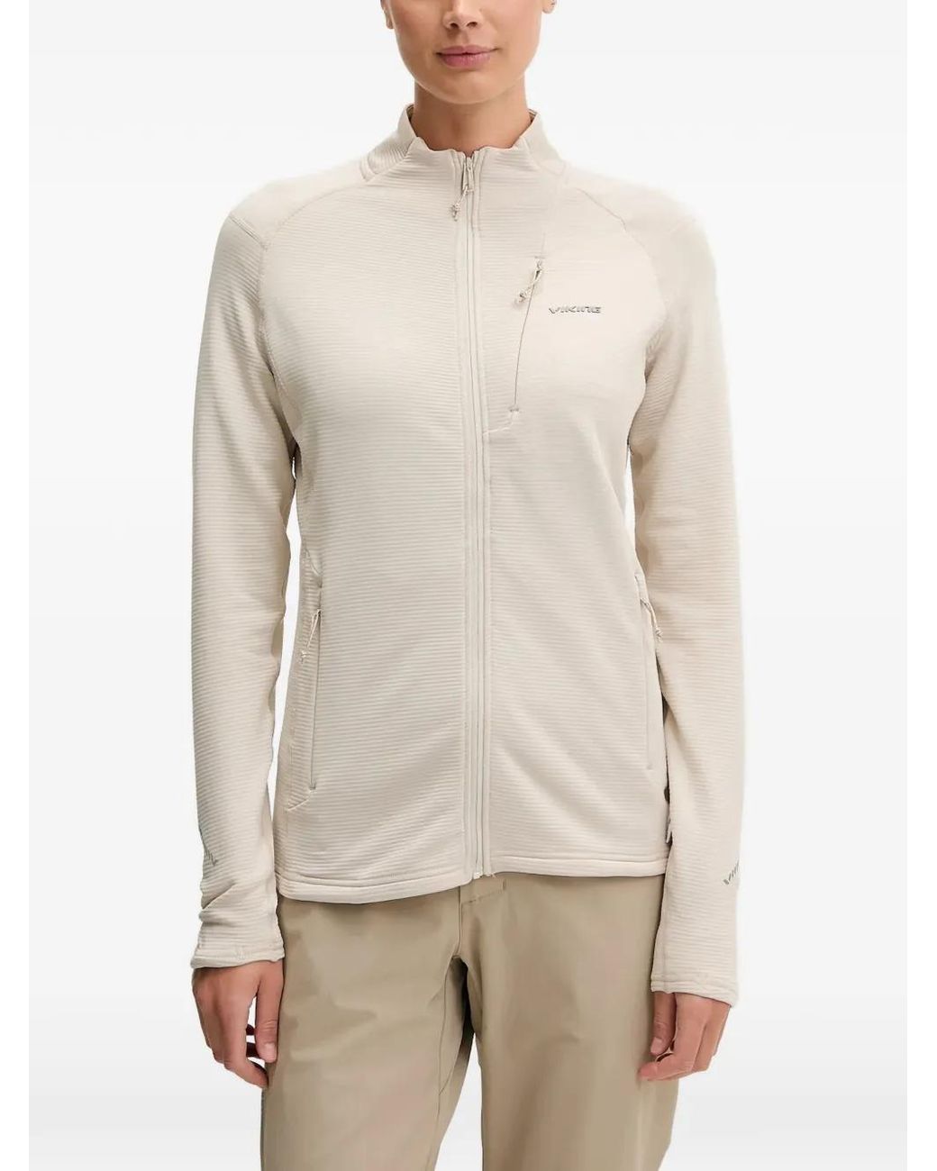 Viking Natural Birger Zip-Up Ribbed Jacket