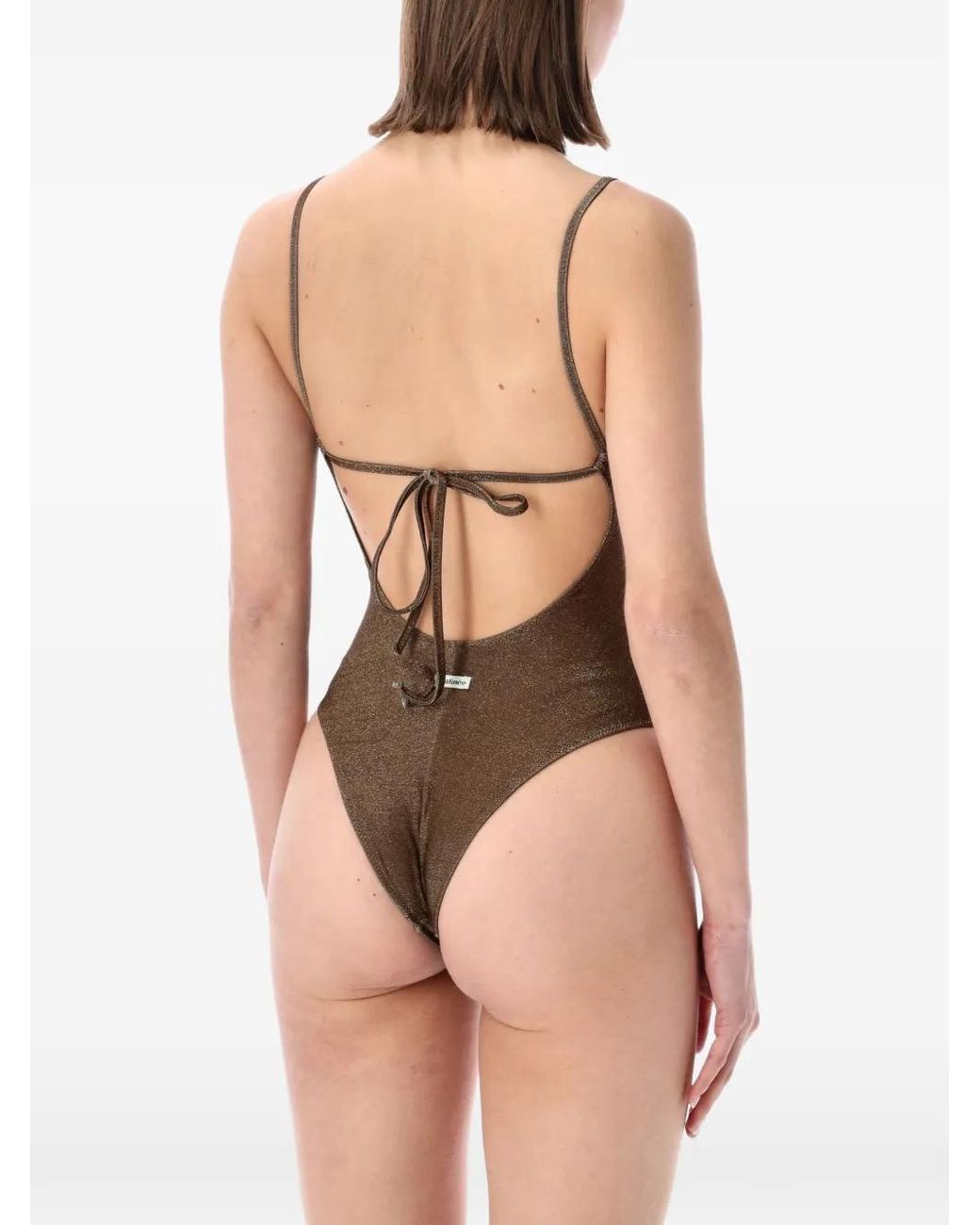 MATINEÉ Brown Lilly Cut-Out Swimsuit