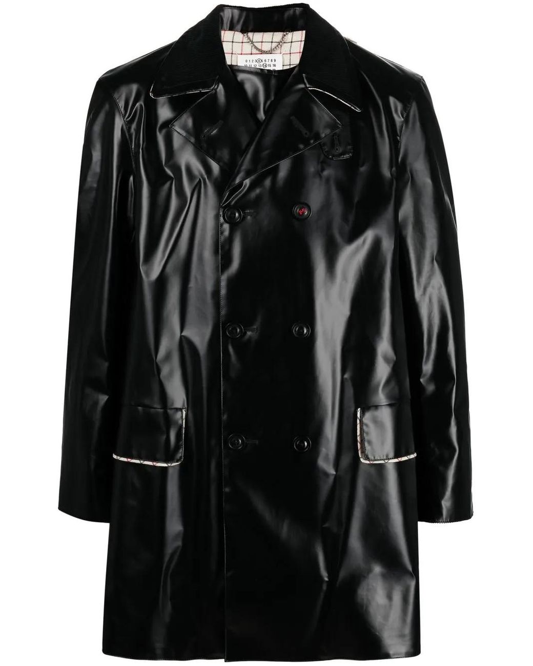 Maison Margiela Black Double-breasted Coat