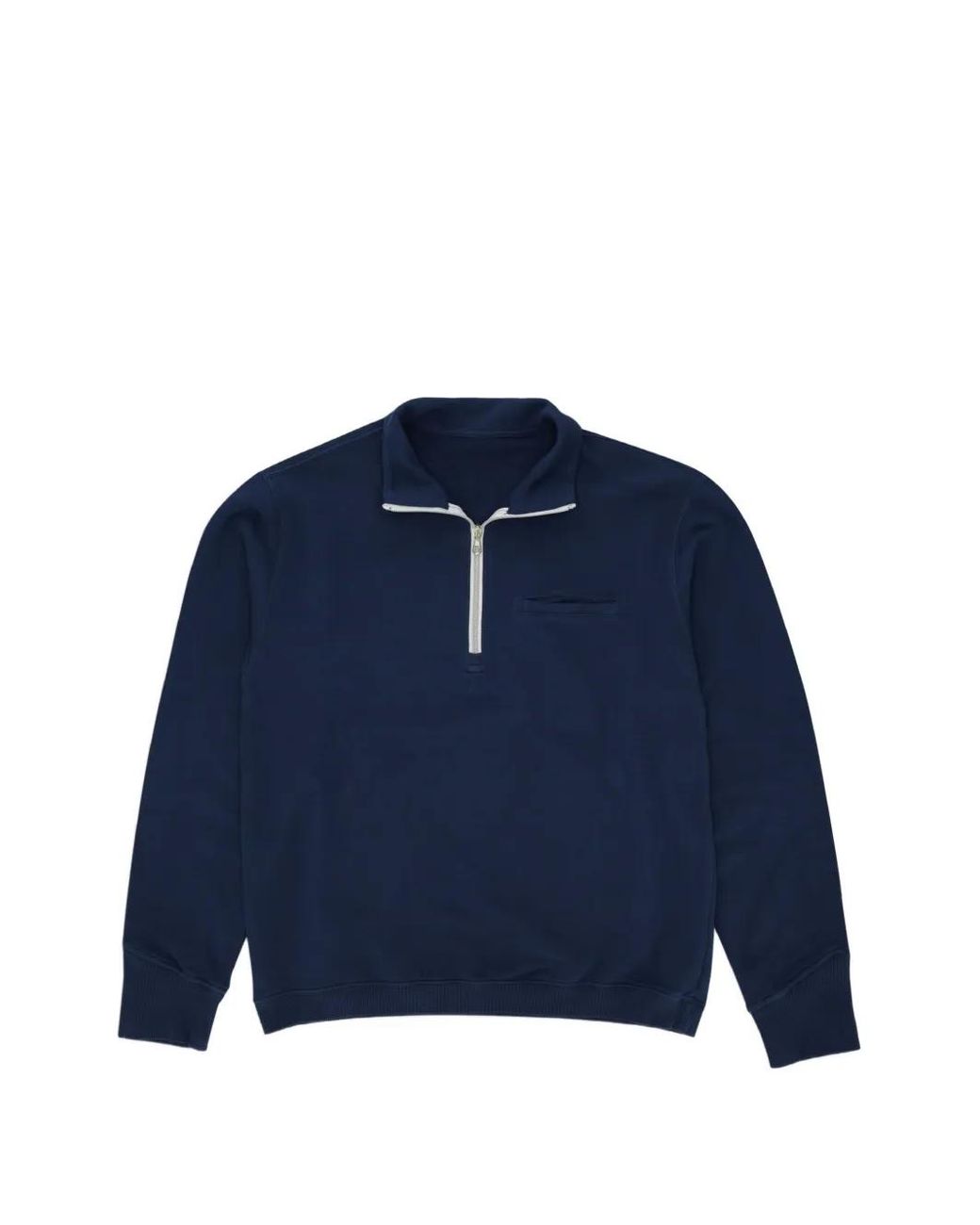Fortela Blue Princeton Quarter-Zip Sweatshirt for men
