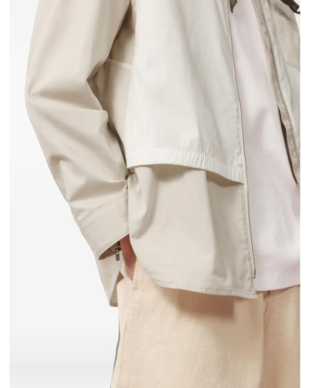 CROQUIS White Logo-Print Jacket for men