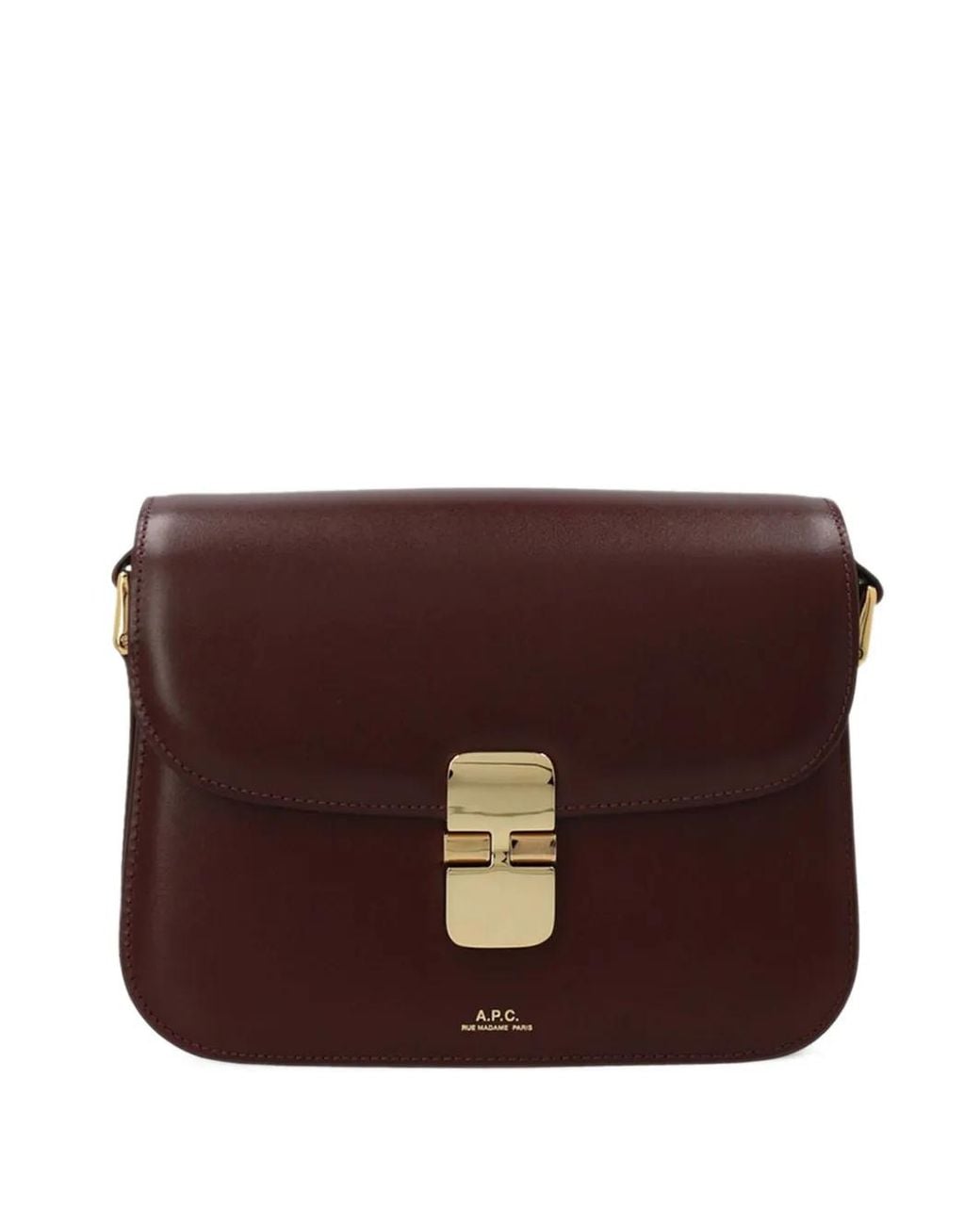 A.P.C. Brown Grace Small Shoulder Bag