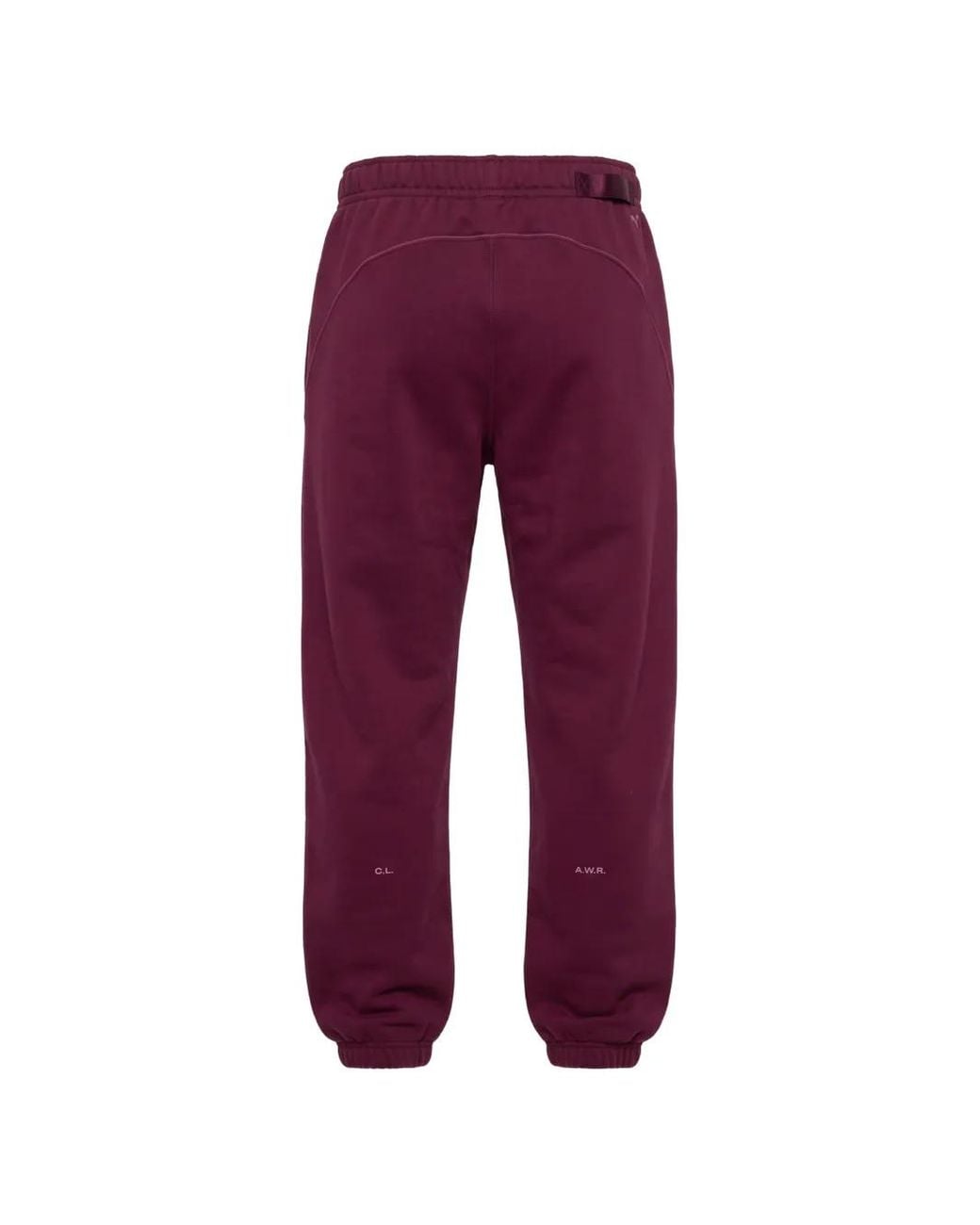 Nike Purple Nocta Logo-Patch Track Pants