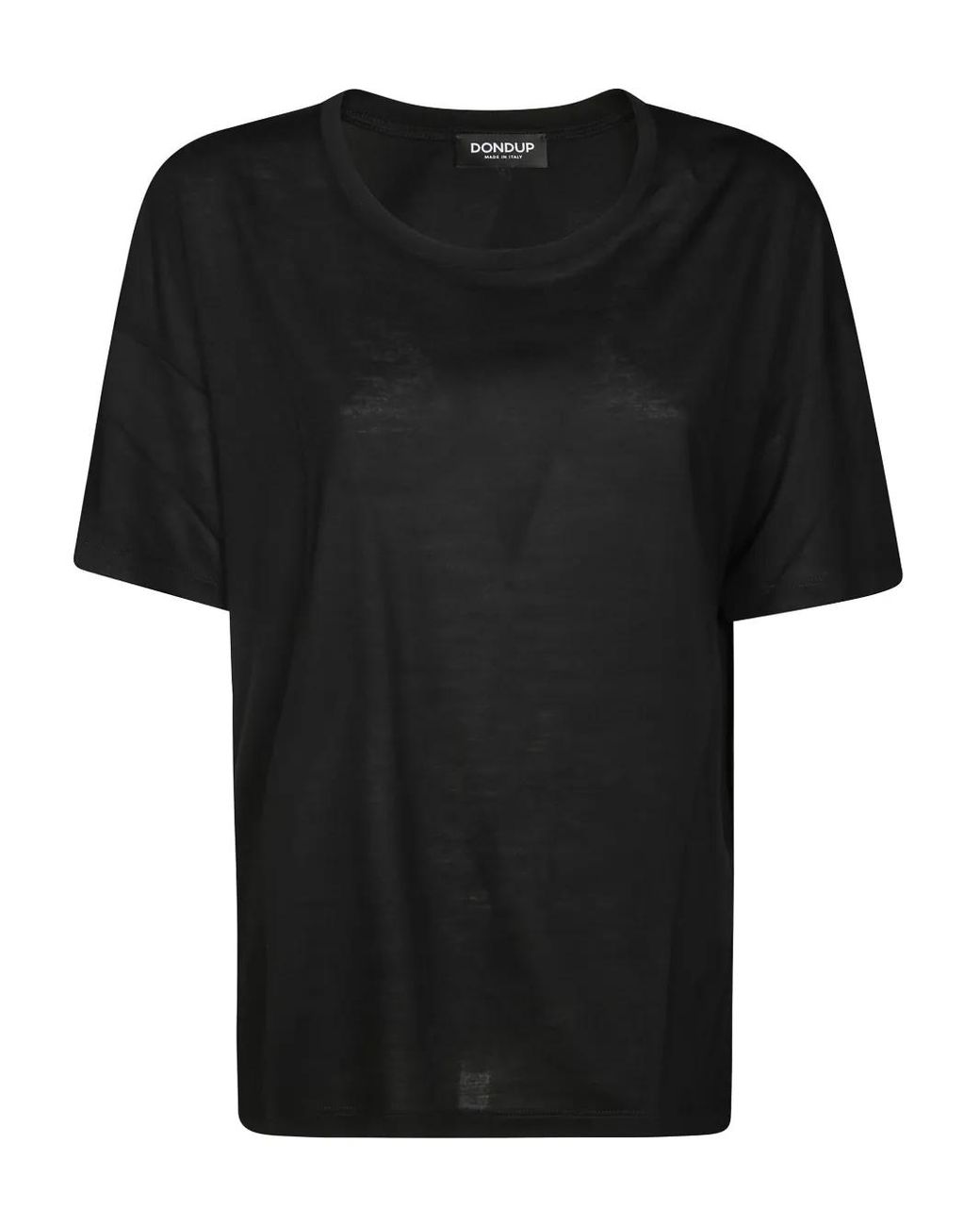 Dondup Black Round-Neck T-Shirt