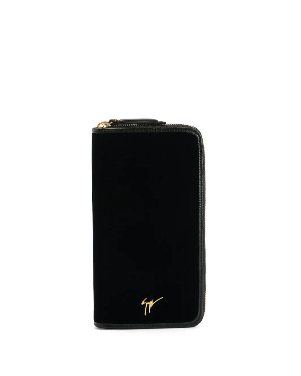 Giuseppe Zanotti Black Samuel Continental Wallet for men