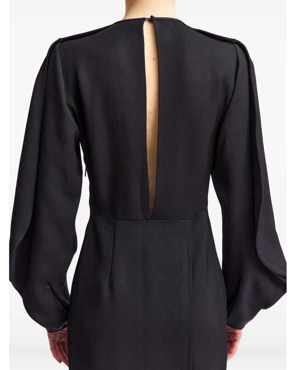 16Arlington Black Saverico Midi Dress