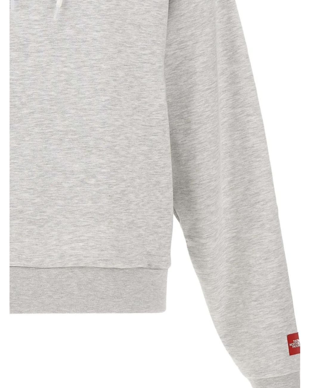 The North Face White Drawstring Hoodie for men