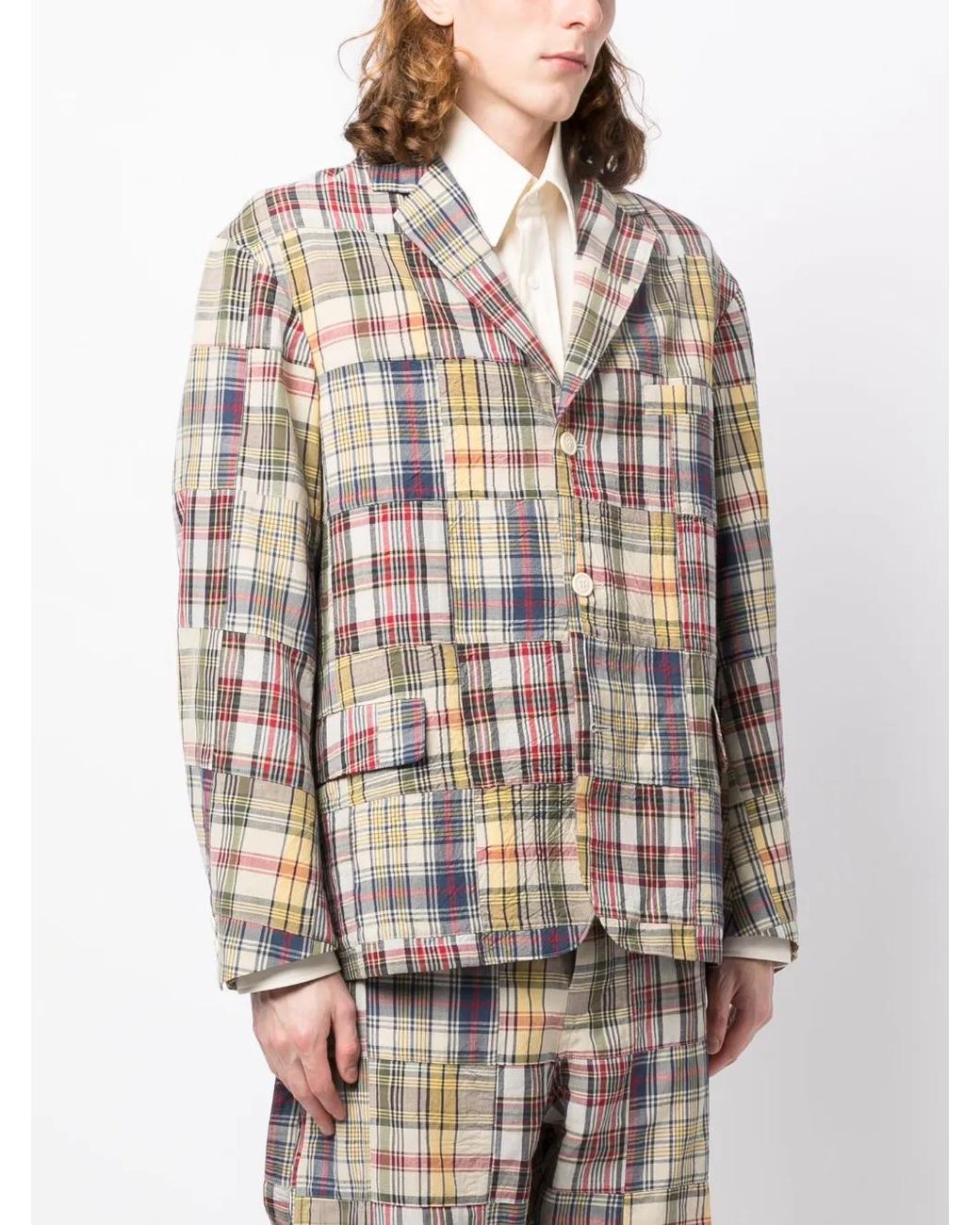 Visvim Pink Yardbird Patchwork Jacket for men