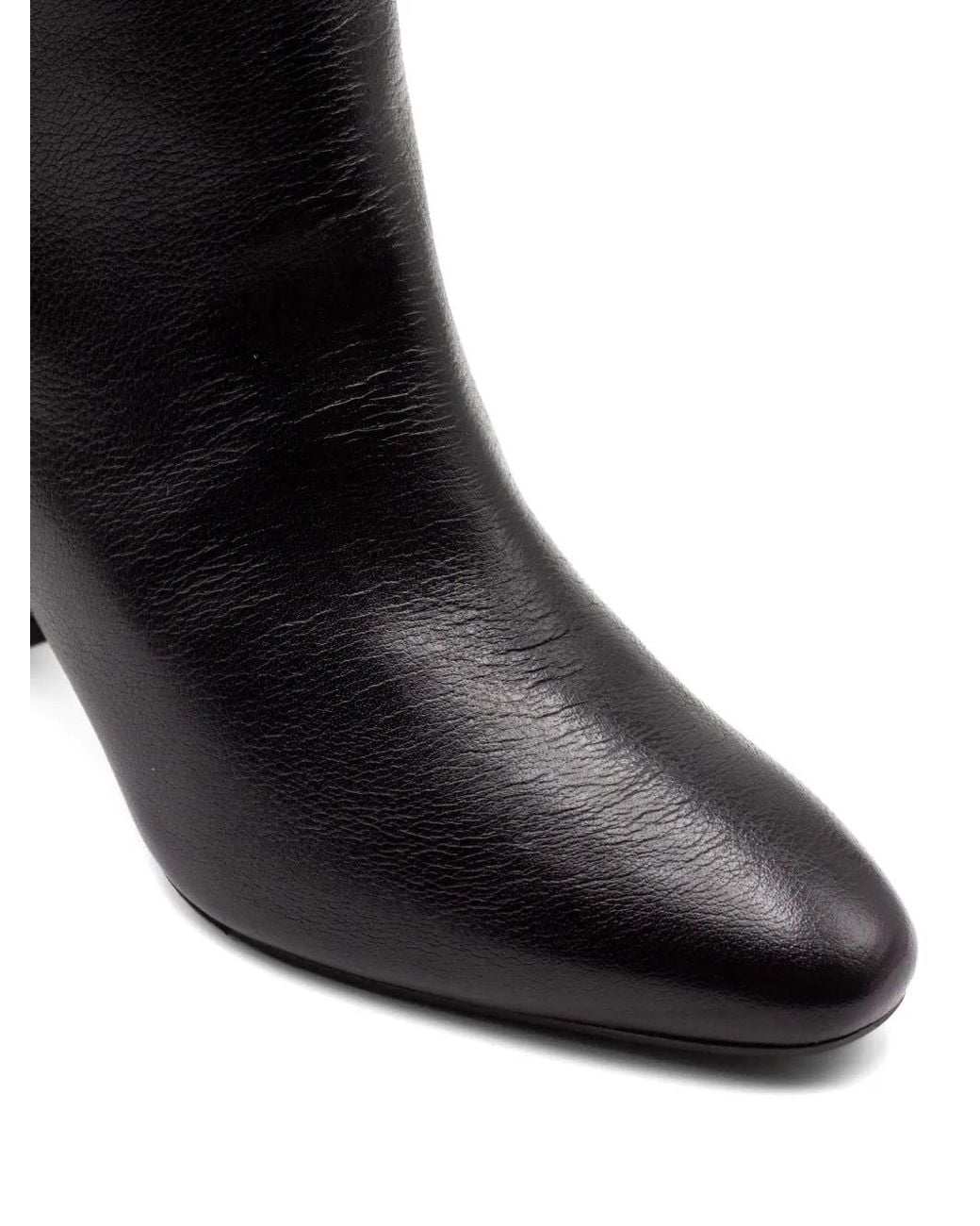 Festamilano Black Vilora Knee-High Boots
