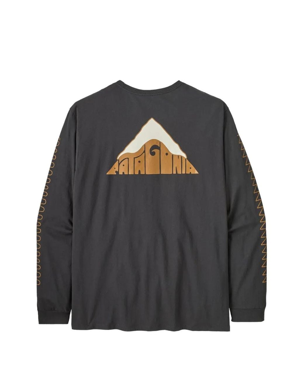 Patagonia Black Graphic-Print Cotton Sweater for men
