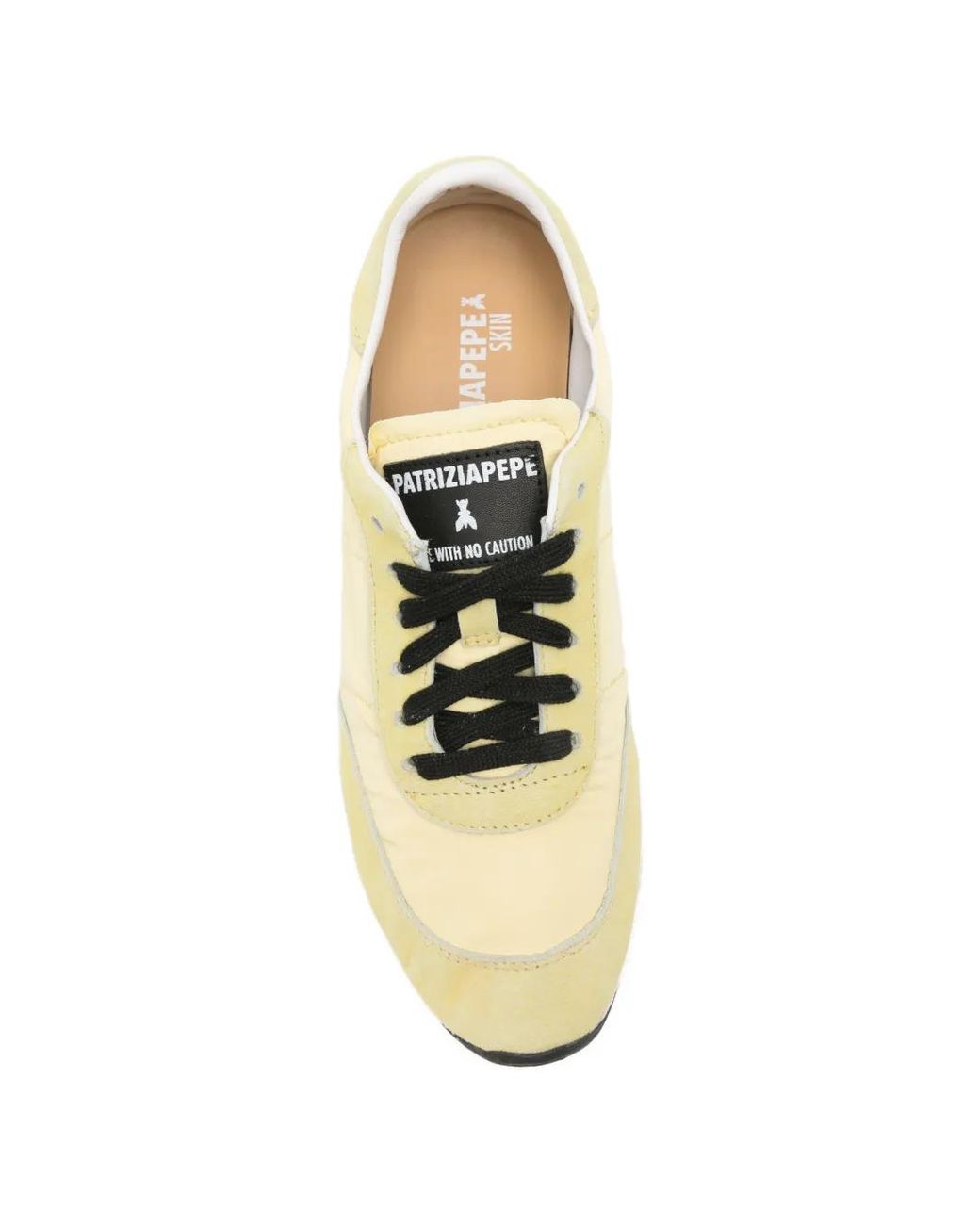 Patrizia Pepe Natural Lace-Up Fastening Sneakers