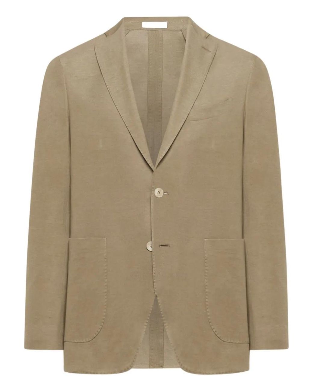 Boglioli Natural Double-Breasted Jacket With Notched Lapel And Tailored Fit for men