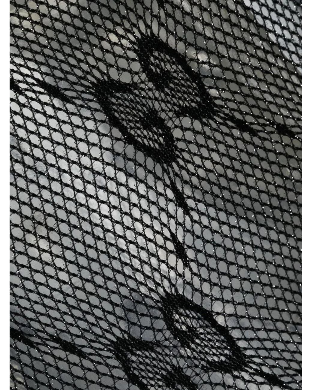 Gucci Gray Gg Knit Tights