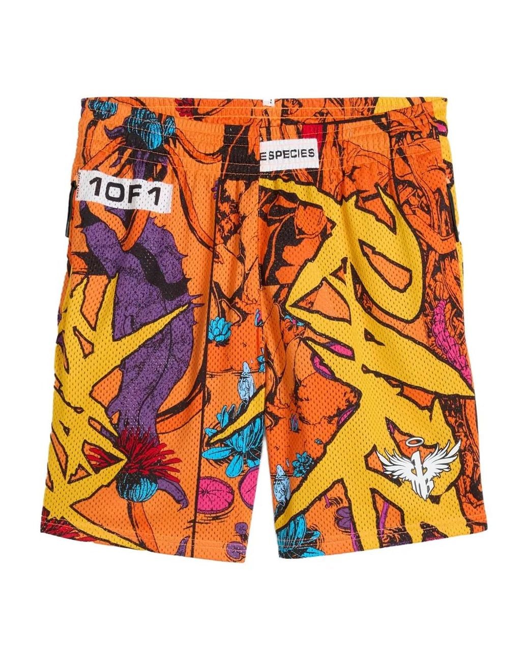 PUMA Orange Short Melo Phoenix Basketball for men
