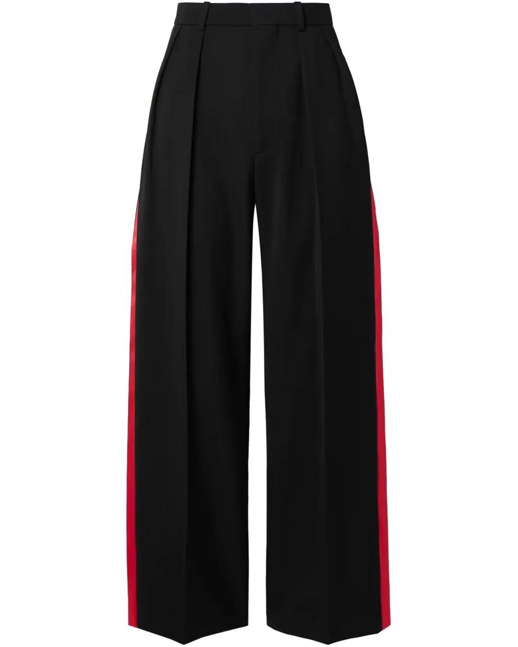 Wardrobe NYC Black Side-Stripe Palazzo Pants