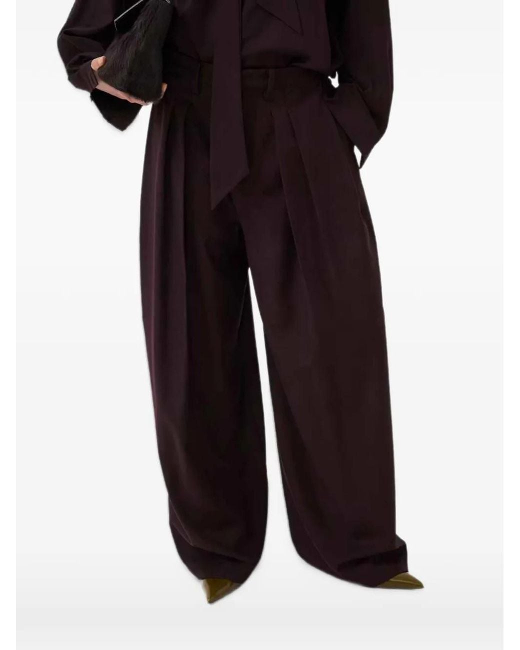 Gestuz Blue Schany Pleated Trousers