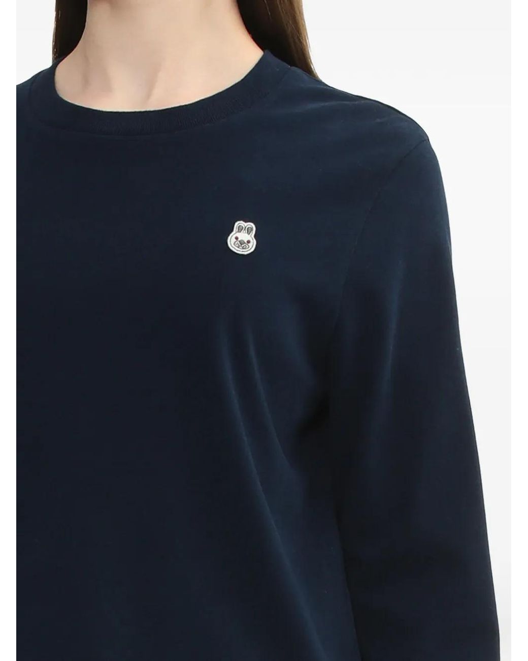 A Bathing Ape Blue Baby Doddy Long-Sleeved T-Shirt