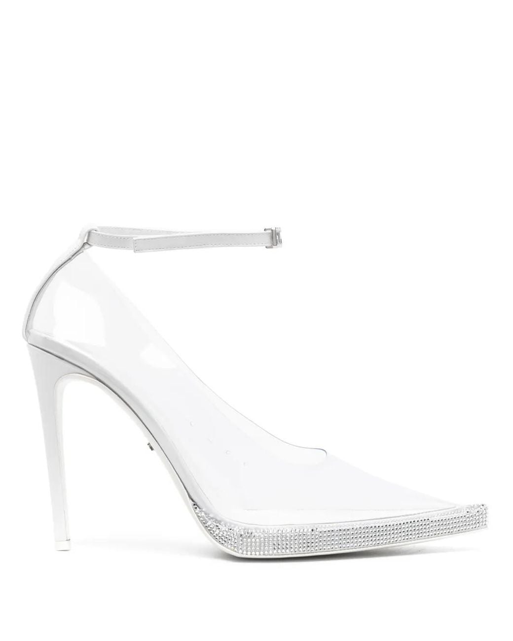 Gcds White Transpallic Rider 130Mm Pumps