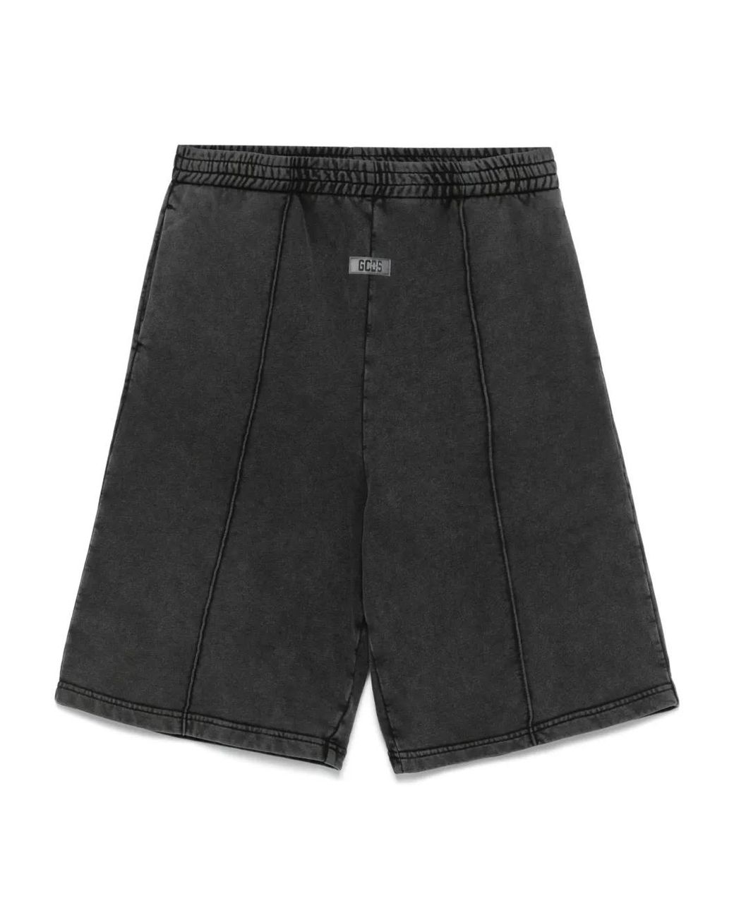 Gcds Gray Stone Track Shorts for men
