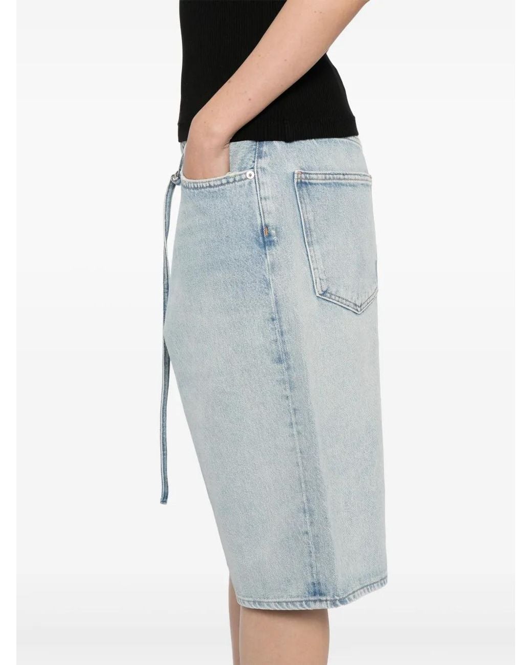 Agolde Blue Shorts