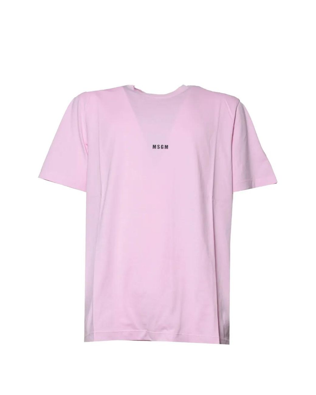 Camiseta Con Logo Estampado MSGM de hombre de color Pink