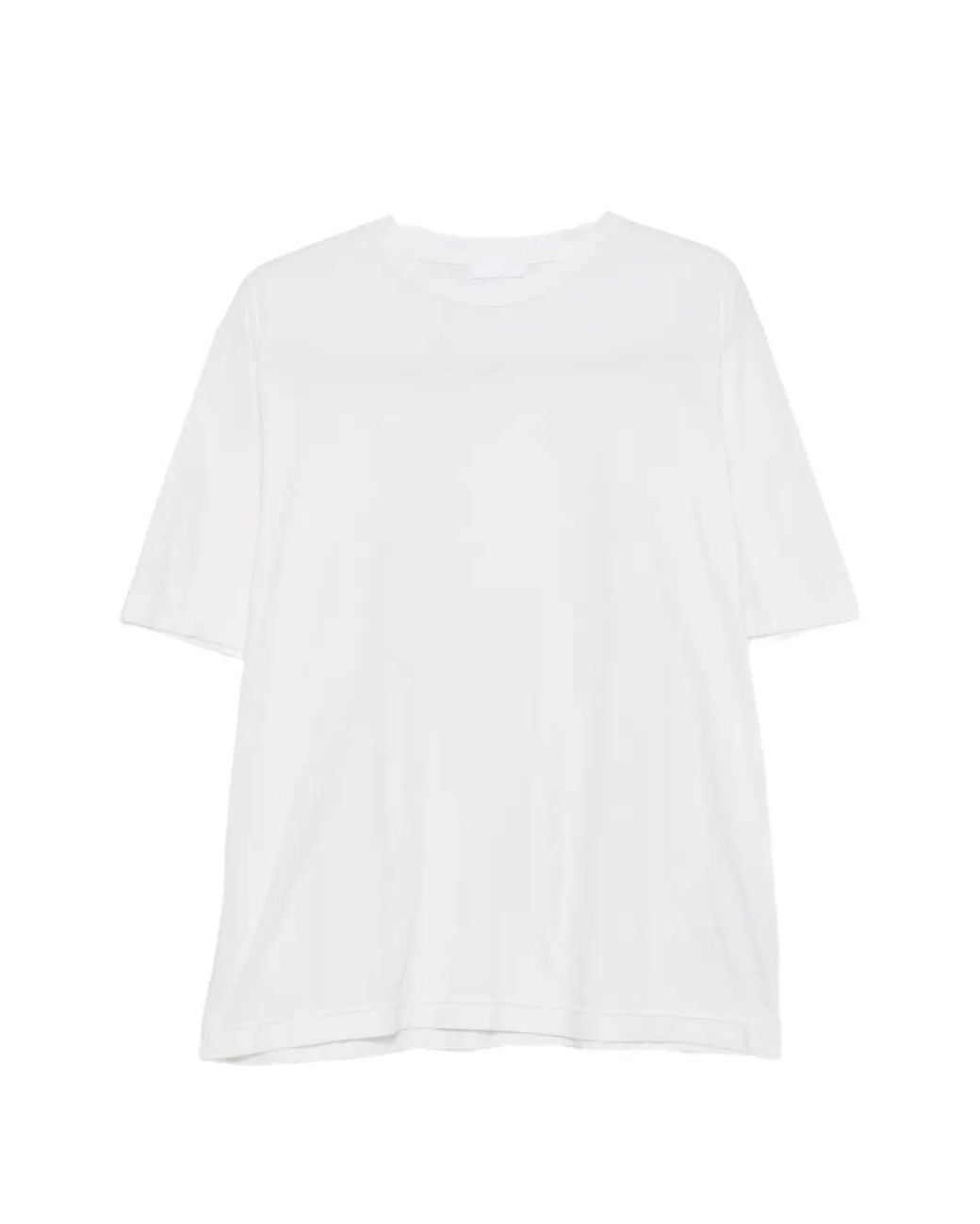 Cellar Door White Daniel Crew-Neck T-Shirt