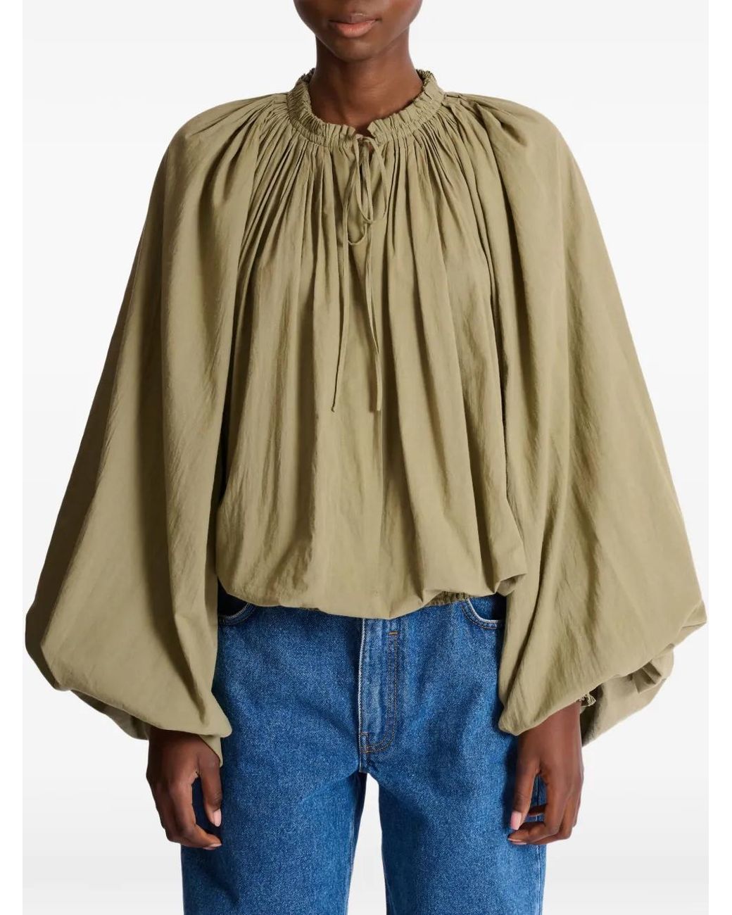 Balmain Natural Cotton Blouse