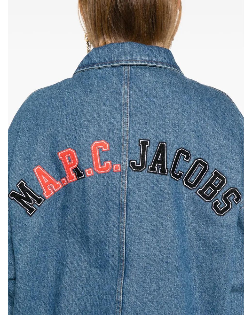 A.P.C. Blue Drop-Shoulder Denim Jacket