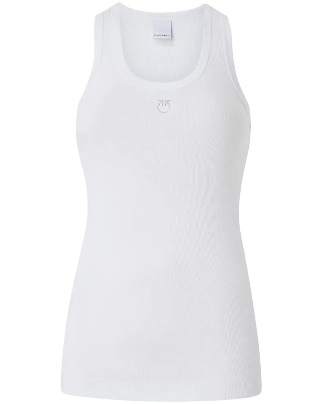 Pinko White T-Shirts And Polos
