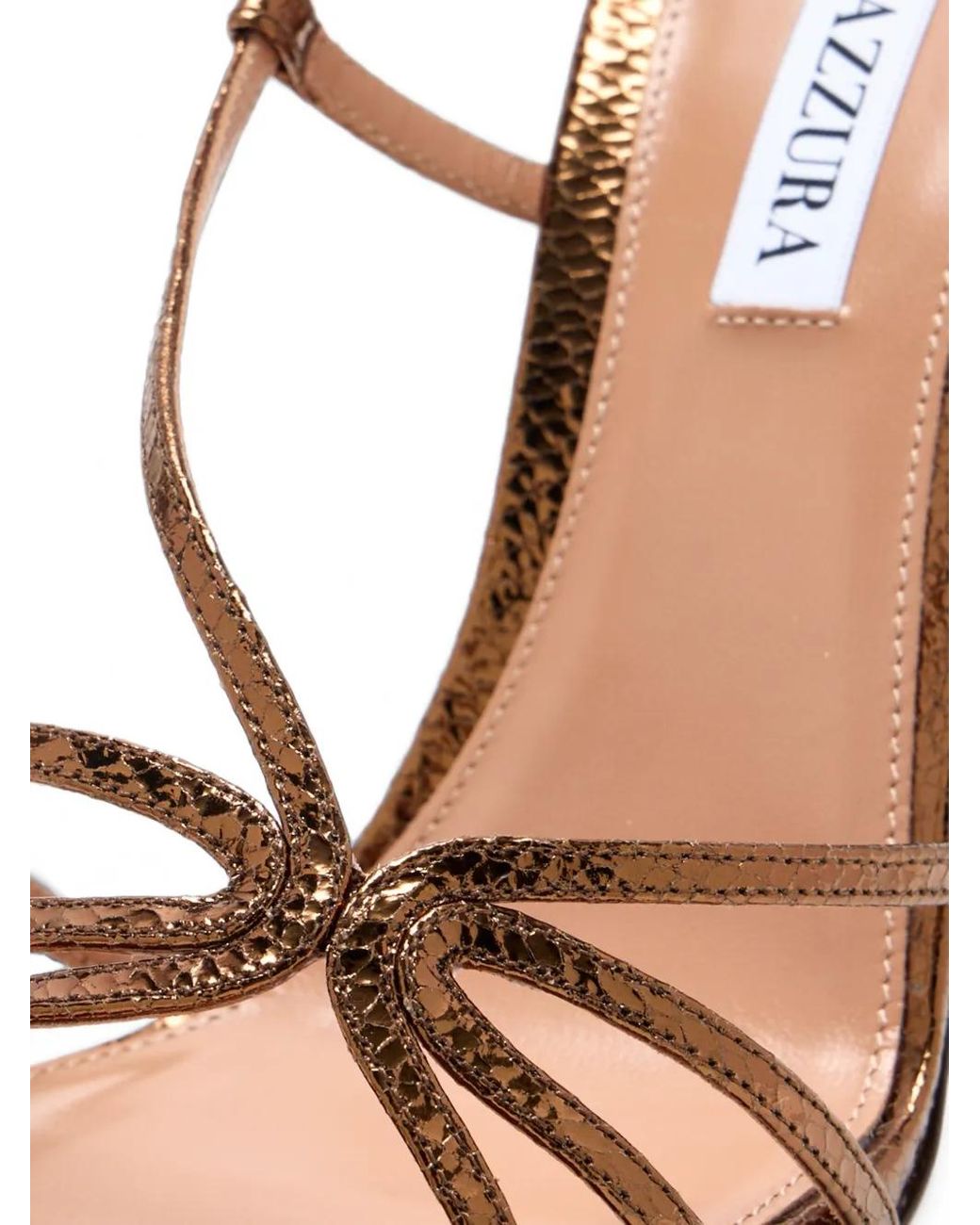 Aquazzura White Talk To Me Sandals 105