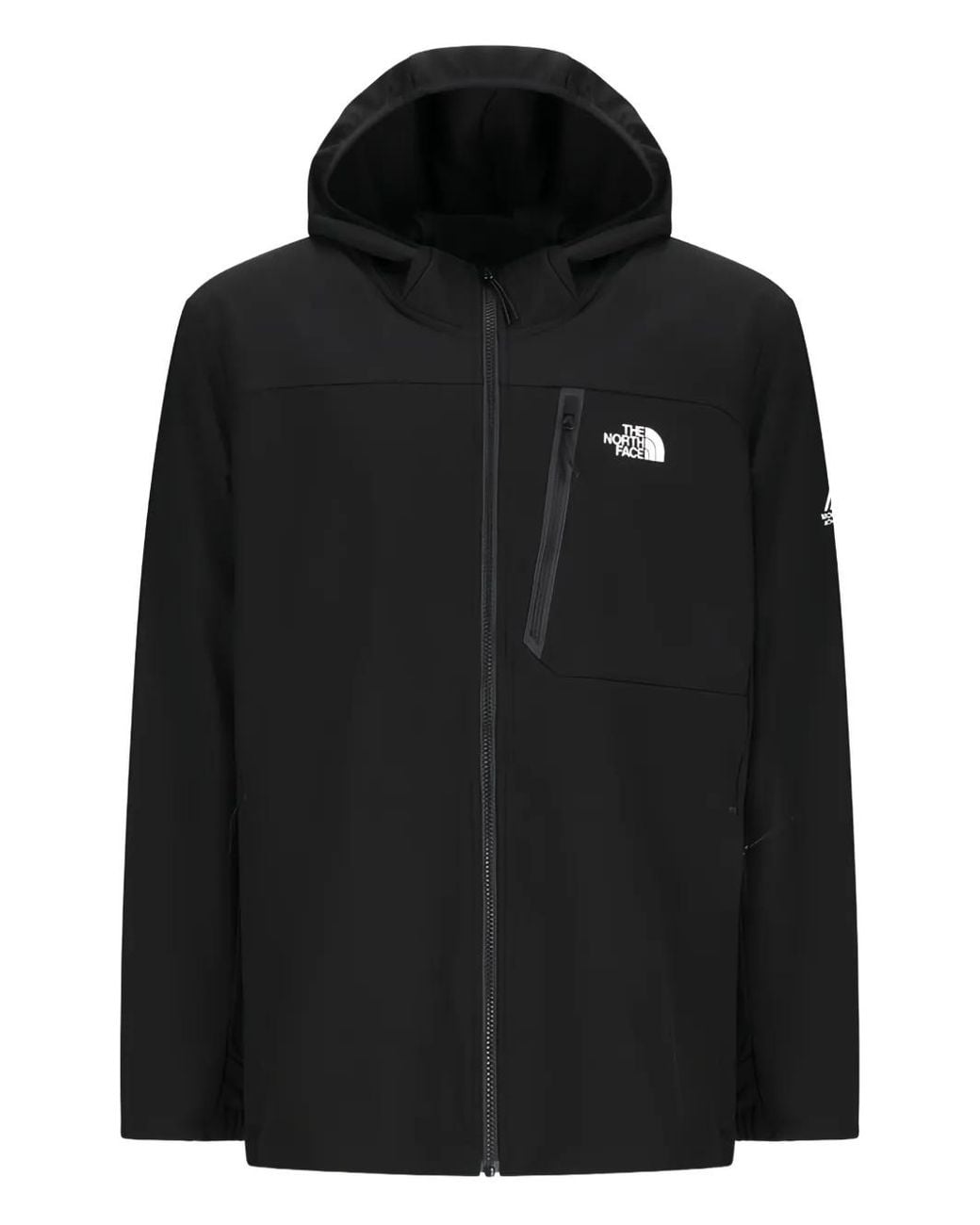 The North Face Black Mountain Athletics Softshell Hooded Jacket for men