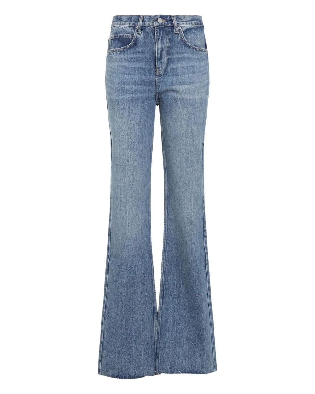 Frankie Shop Blue Cotton Jeans