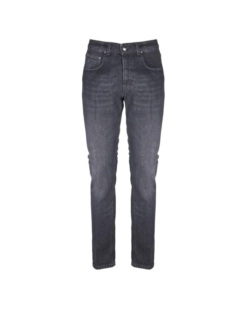 BE ABLE Blue Washed Slim-Fit Jeans for men