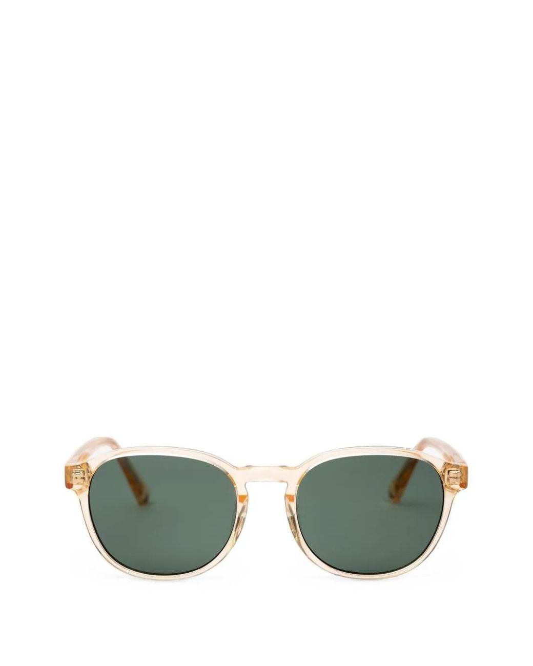 Messyweekend Green Ryan Square-Frame Sunglasses