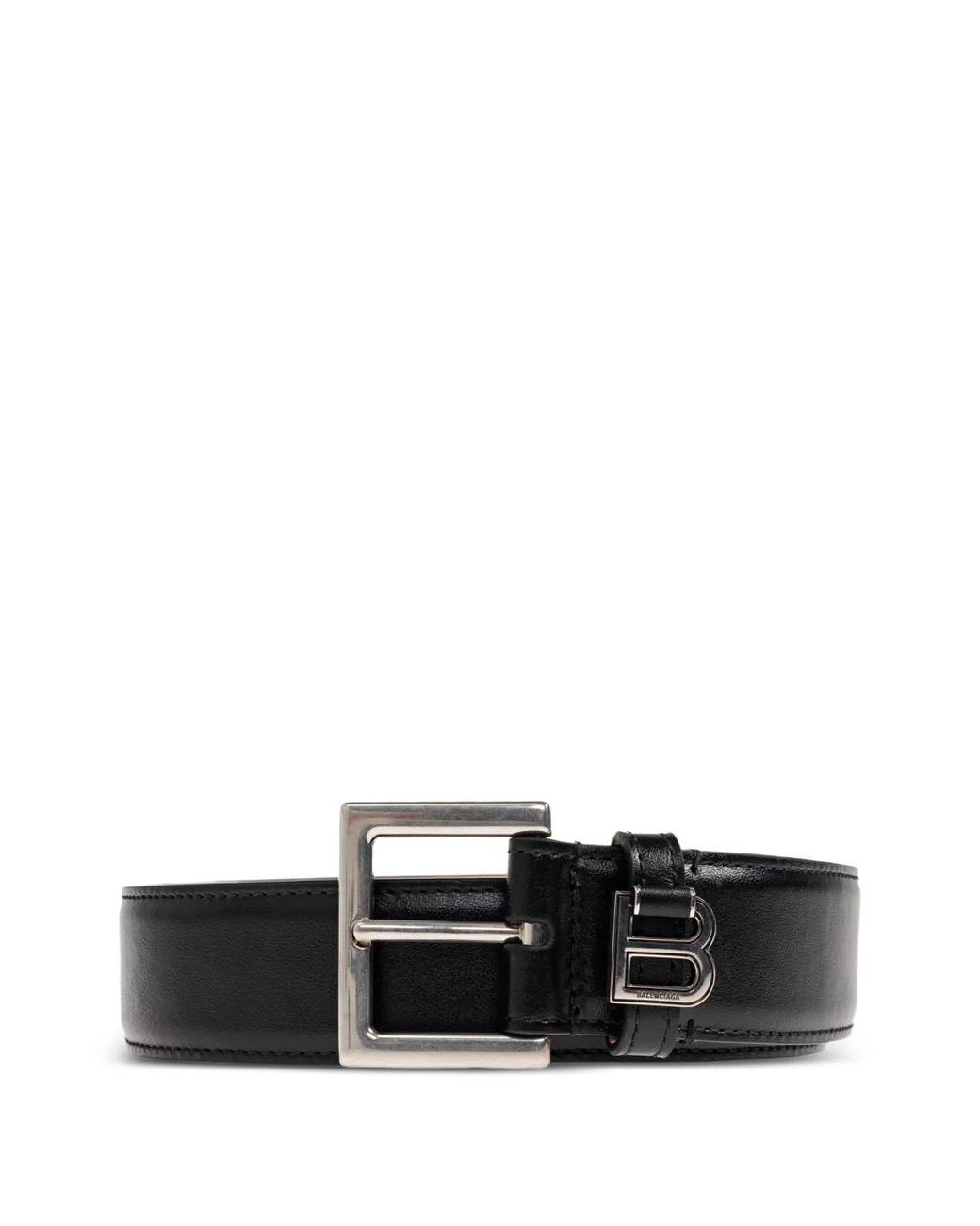 Balenciaga White Hourglass Belt for men