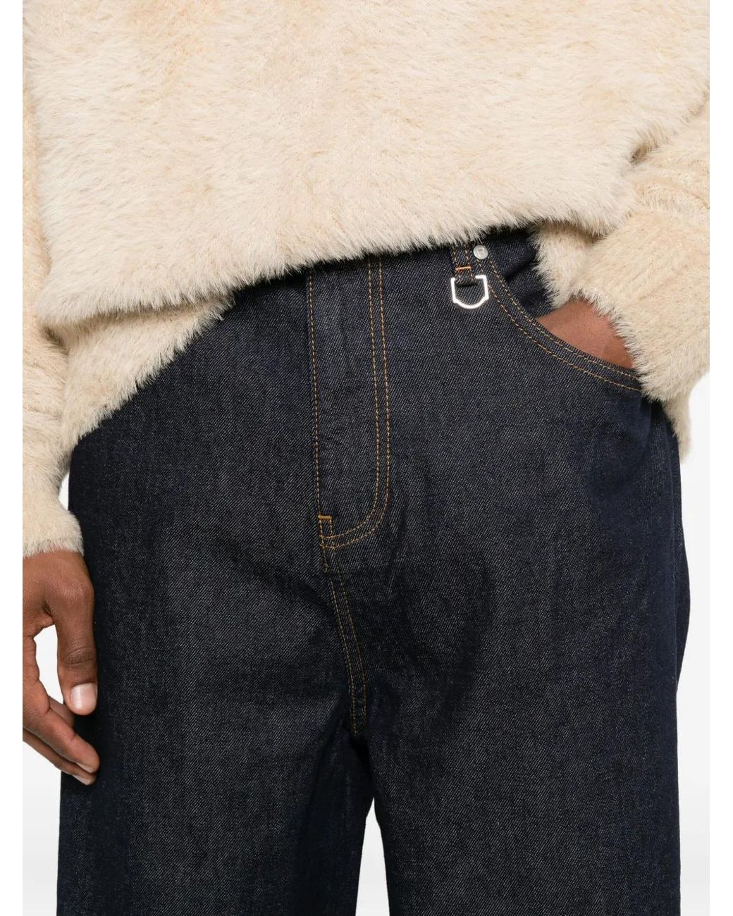 RETERNITY Blue Faded Jeans for men