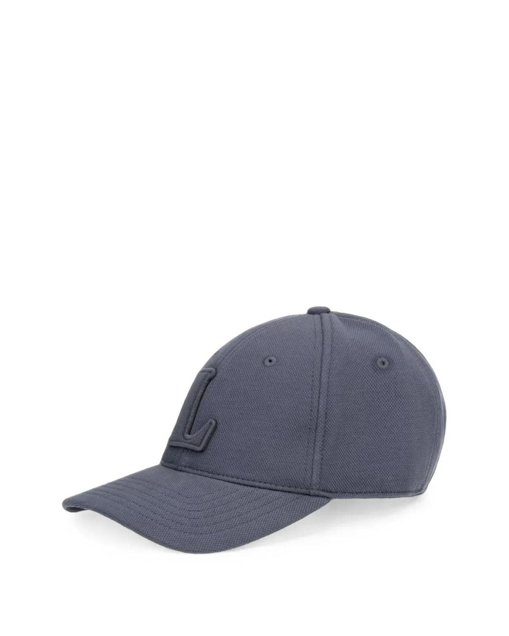 Lacoste Blue Logo-Patch Baseball Cap
