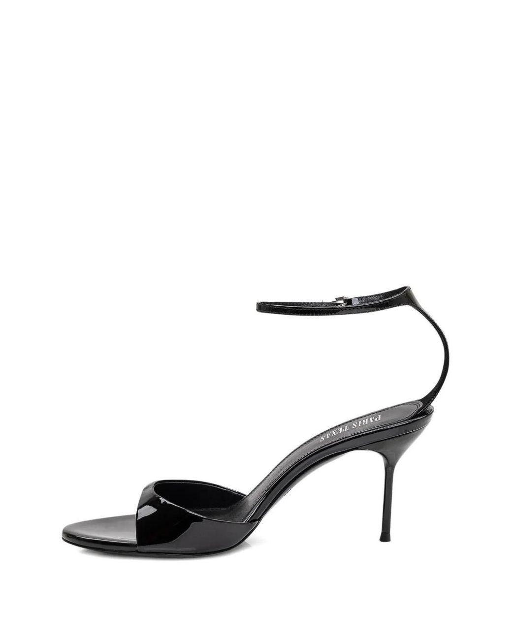 Paris Texas White Lidia Ankle Strap Pumps