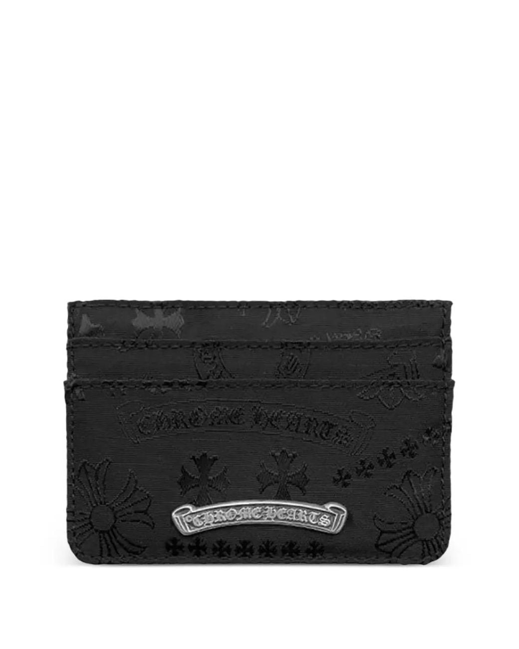 Chrome Hearts Pasjeshouder Met Monogram in het Black voor heren