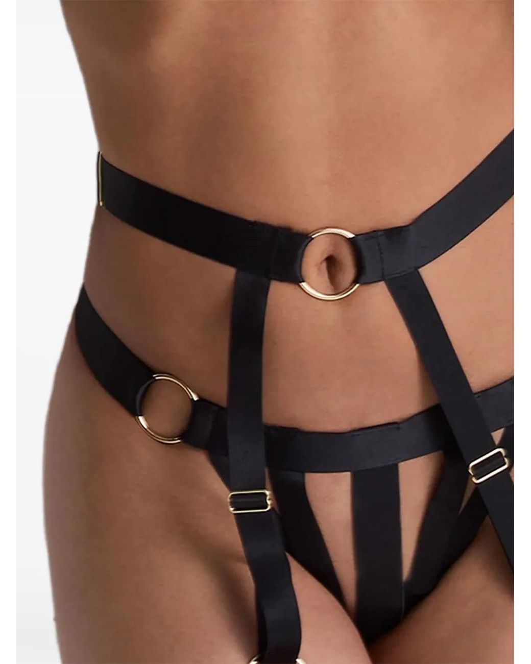 Aubade White Lust For Life Strappy Suspender Belt