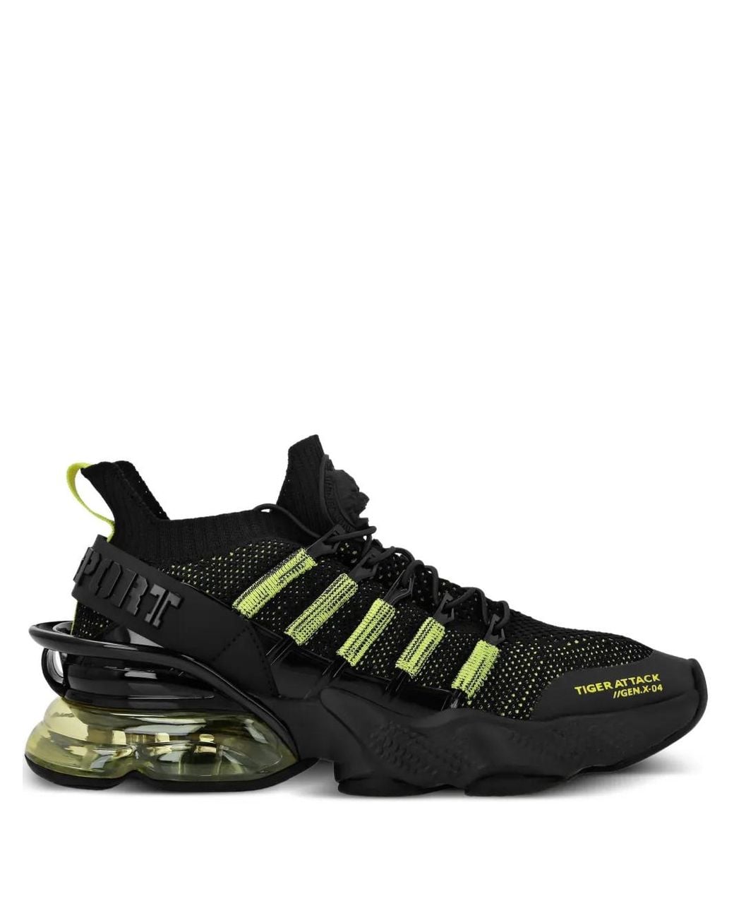 Philipp Plein Black Tiger Attack Gen X 04 Sneakers
