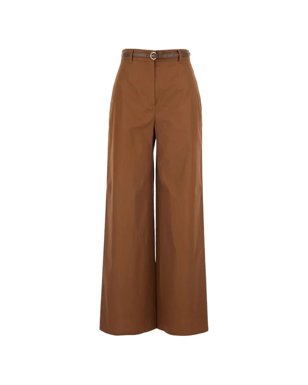 Max Mara Oversized Broek in het Brown