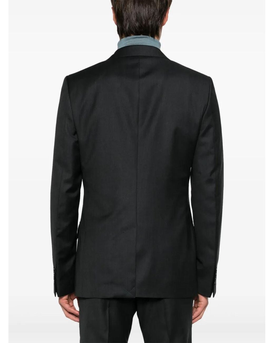 Lanvin Black Single-Breasted Blazer for men