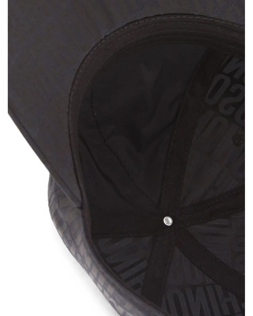 Moschino Black Lost And Found Cap for men