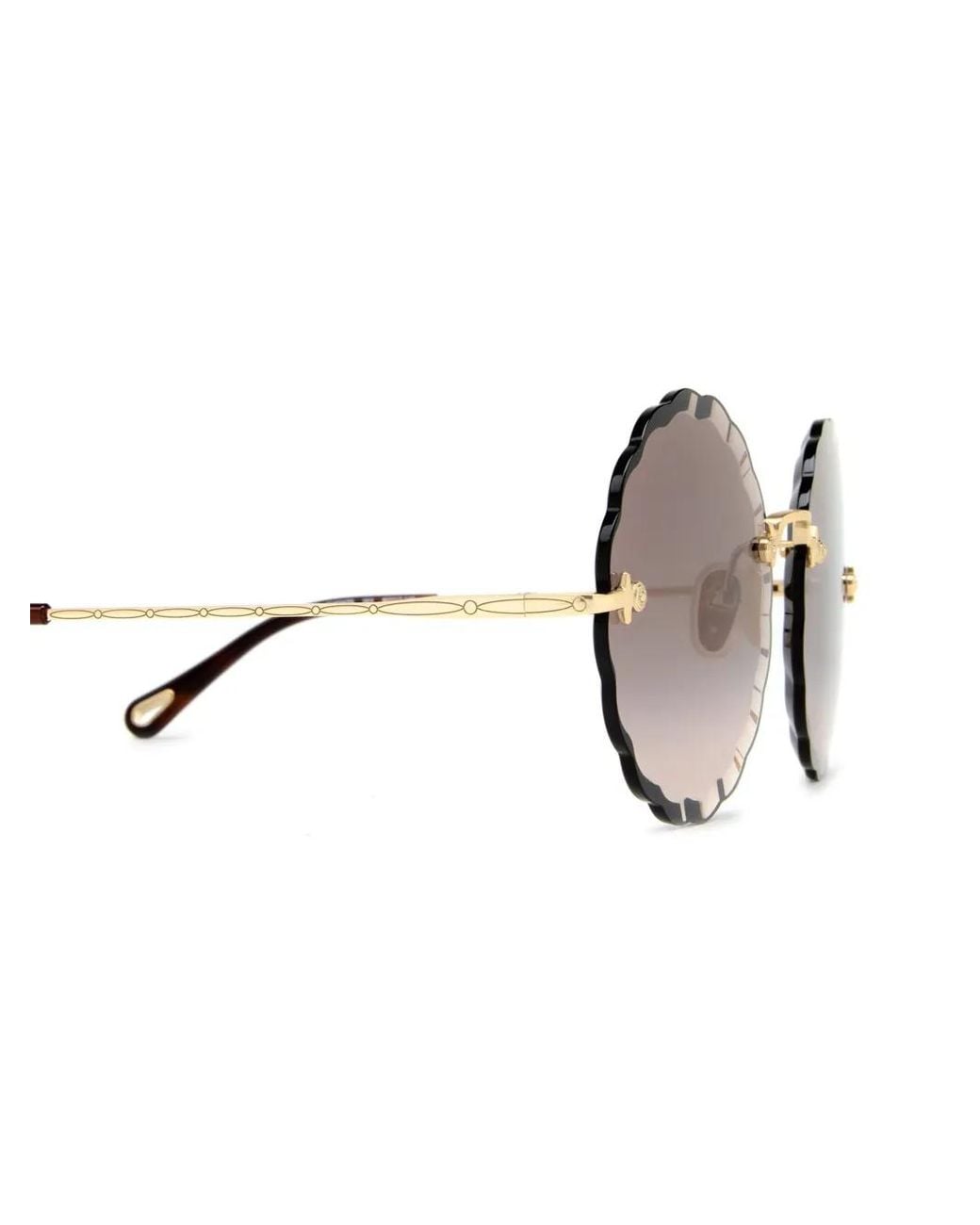 Chloé Metallic Ch0047S Rimless Sunglasses
