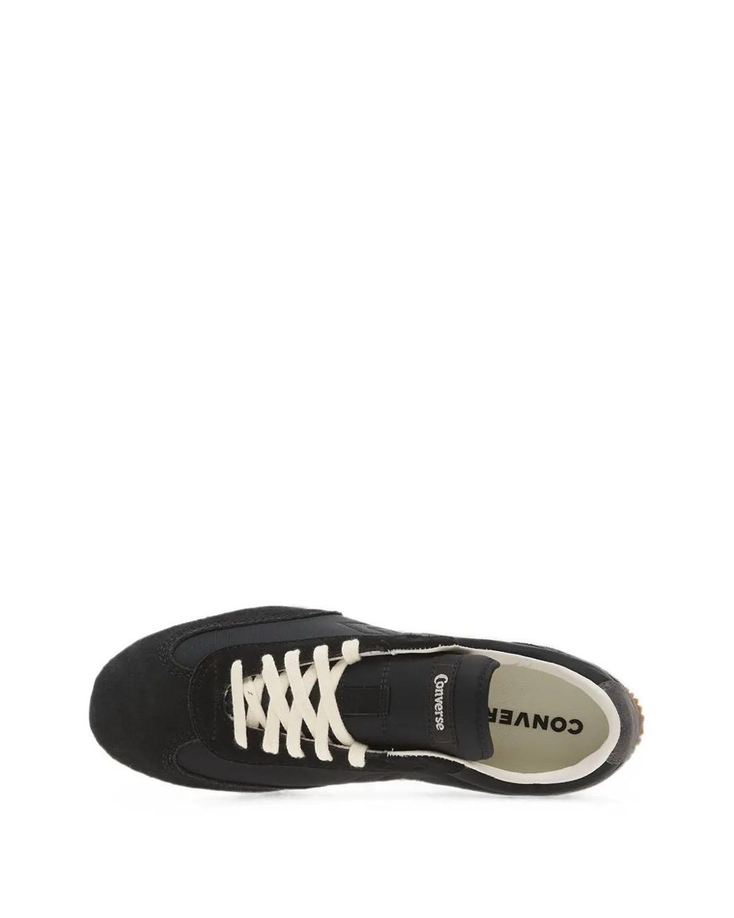 Converse Black Suede-Panelled Jogger Sneakers