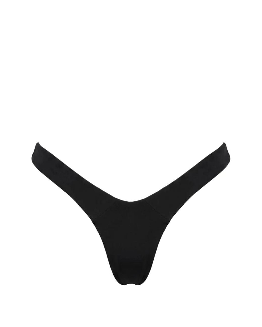 Beach Bunny Black Aria Logo-Plaque Bikini Bottoms